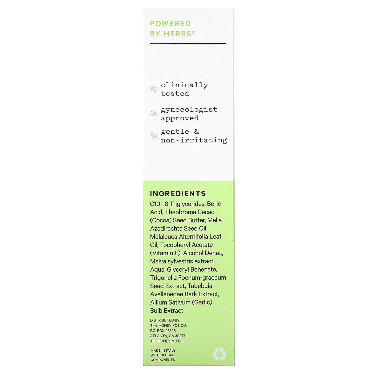 The Honey Pot Company, Boric Acid & Herbs, Suppositories + Applicator, 290 mg , 14 Ovules, 1 Applicator - Image 2