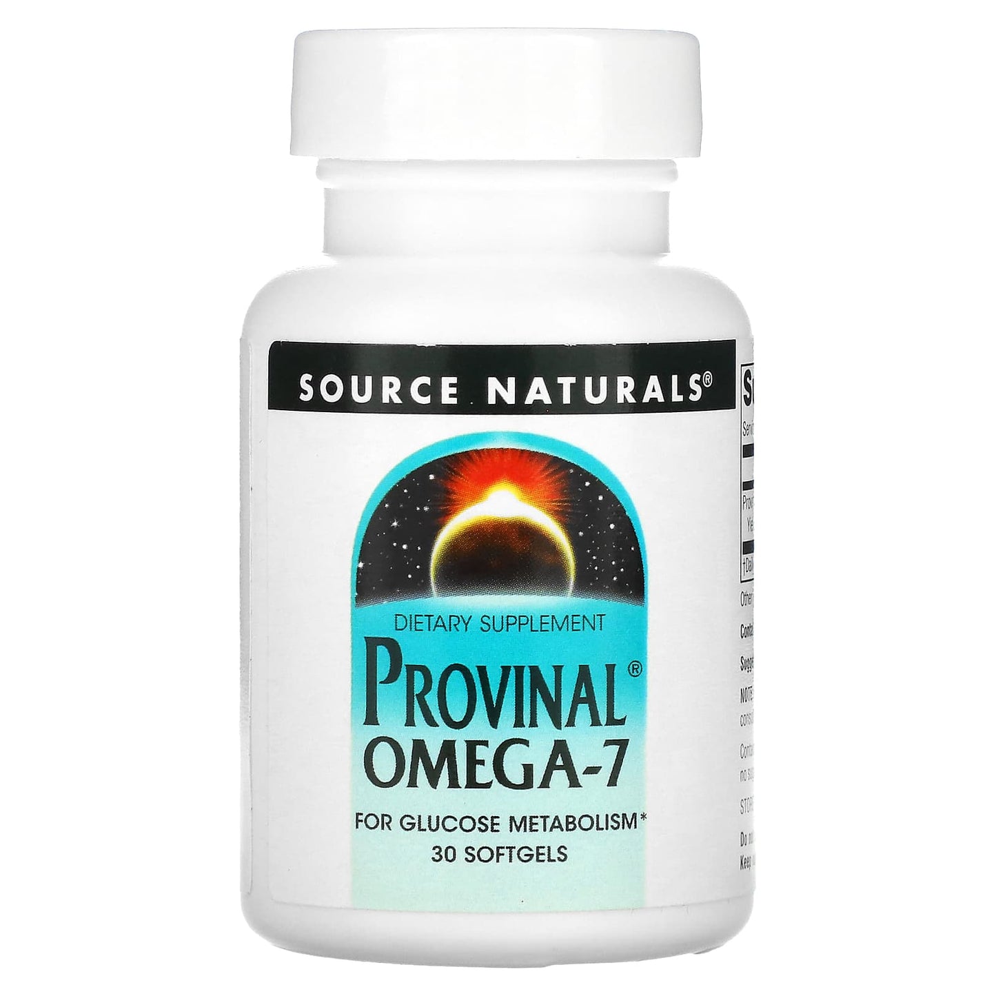 Source Naturals, Provinal Omega-7, 30 Softgels - Image 1
