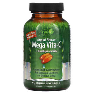 Vitamin C Boost with Rosehips & Zinc - 60 Liquid Soft-Gels by Irwin Naturals