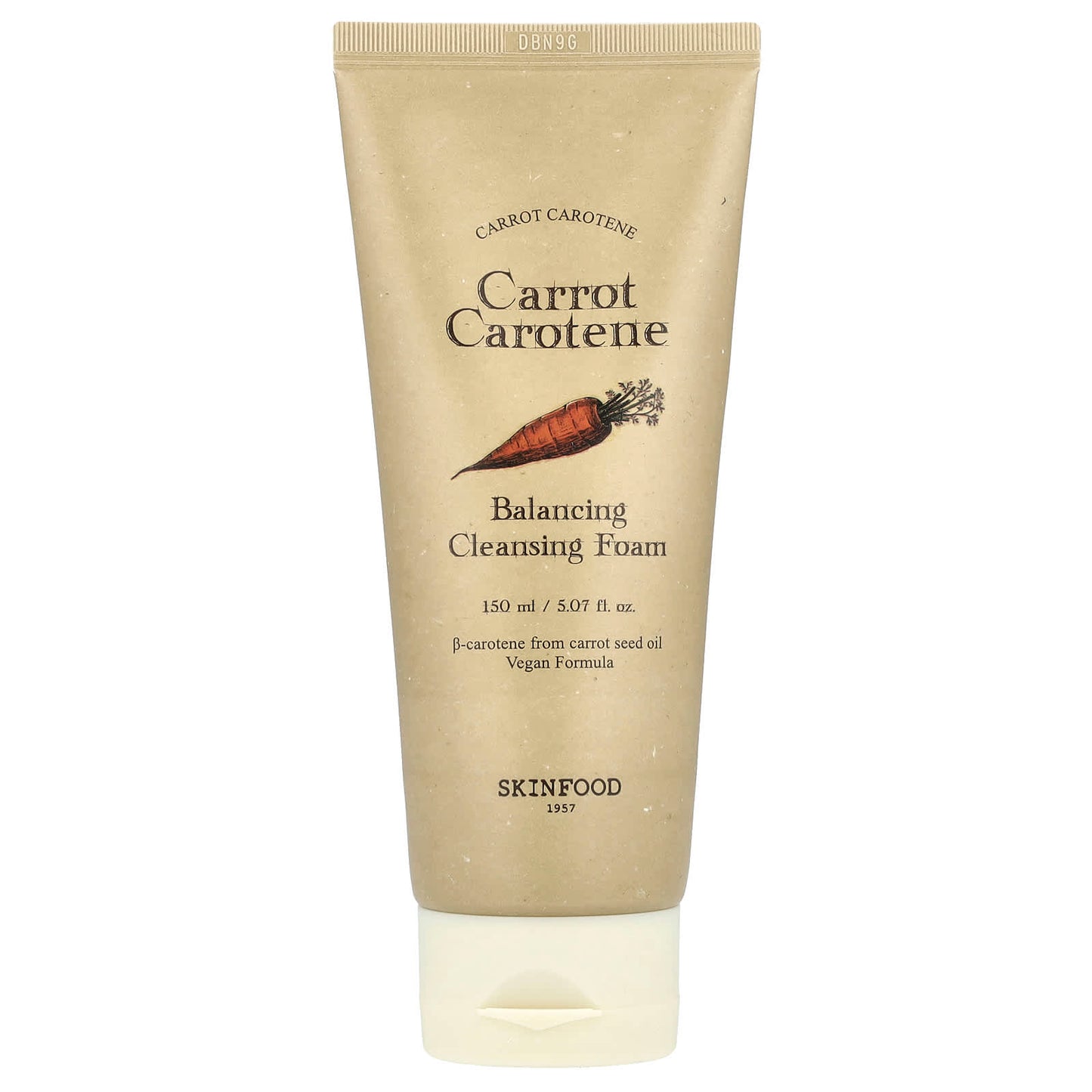 SKINFOOD, Carrot Carotene Balancing Cleansing Foam, 5.07 fl oz (150 ml) - Image 1
