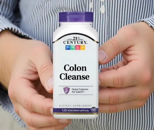 21st Century, Colon Cleanse, 120 Vegetarian Capsules, Expiry: 11/2027, Free Shipping
