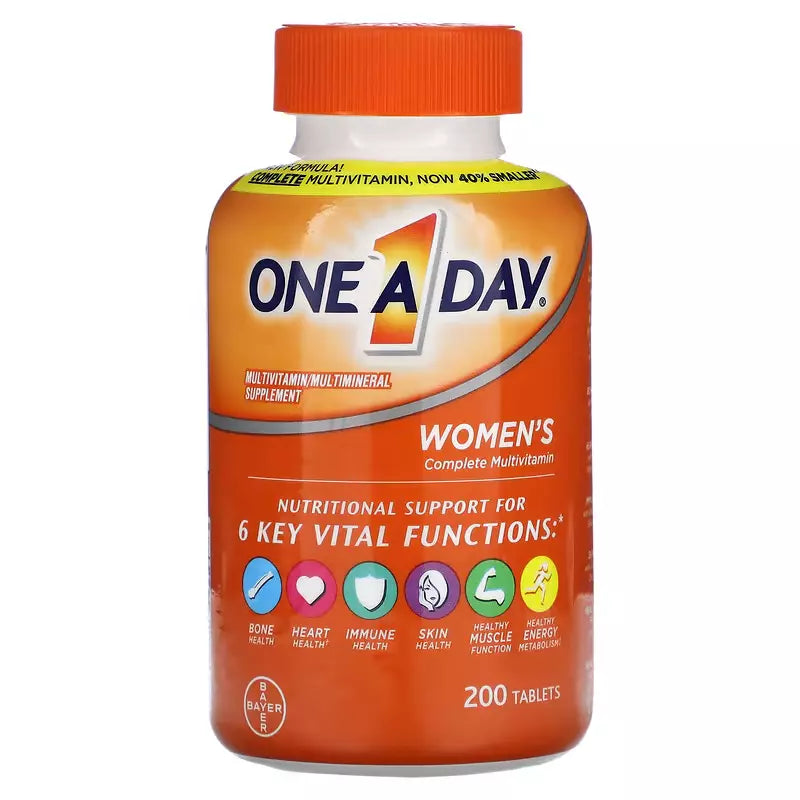 One-A-Day, One A Day, Women's Complete Multivitamin, 200 Tabs, Expiry:2026