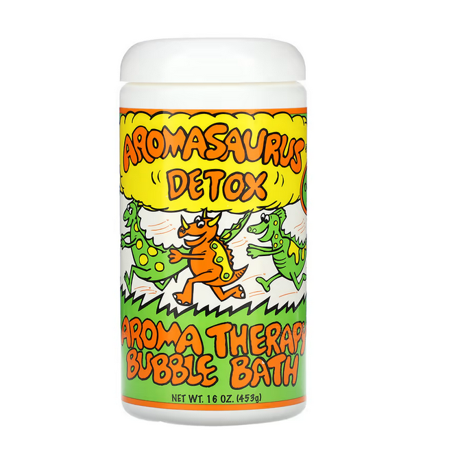 Abra Therapeutics, Aromasaurus Detox, Aroma Therapy Bubble Bath For Children, 16 oz (453 g)