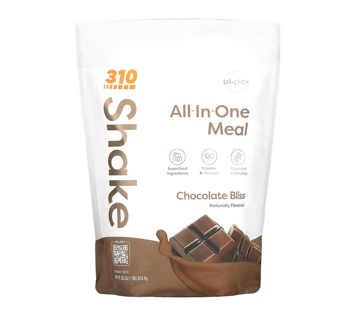 310 Nutrition, All-In-One Meal Shake, Chocolate Bliss, 29.2 oz (828.8 g)