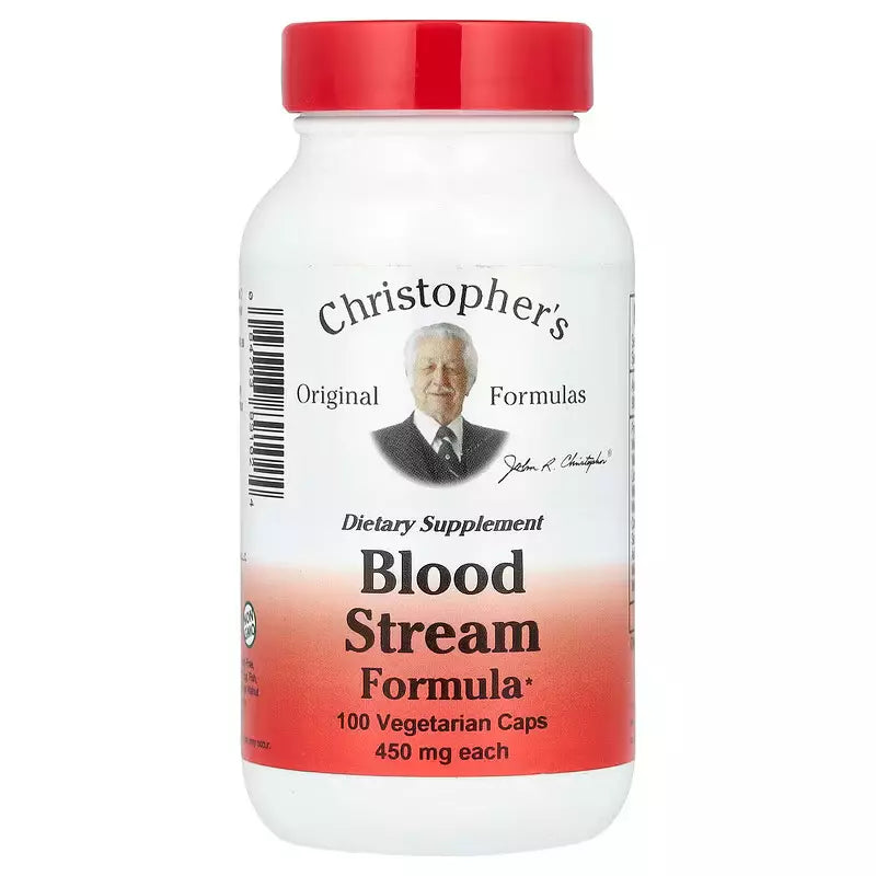 Christopher's Original Formulas, BloodStreamFormula, 450mg, 100Caps, Expiry"2027