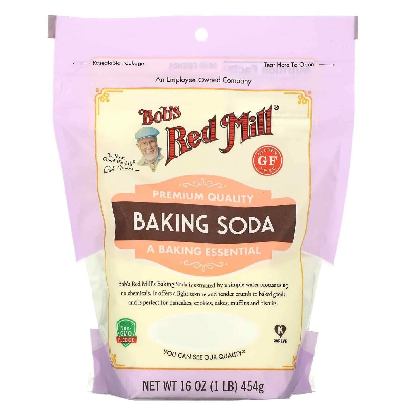 BOB'S RED MILL - BAKING SODA - GLUTEN FREE - 454 G - NEW STOCK - EXPIRY: 2026