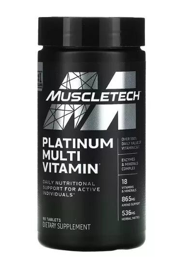 MUSCLETECH - PLATINUM MULTI VITAMIN - 90 TABLETS - NEW STOCK - EXPIRY: 2027