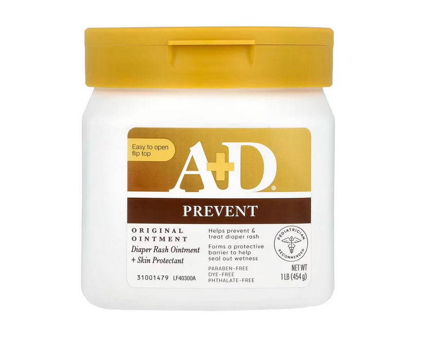 A+D, Original Ointment, Diaper Rash Ointment + Skin Protectant, 1 lb (454 g)