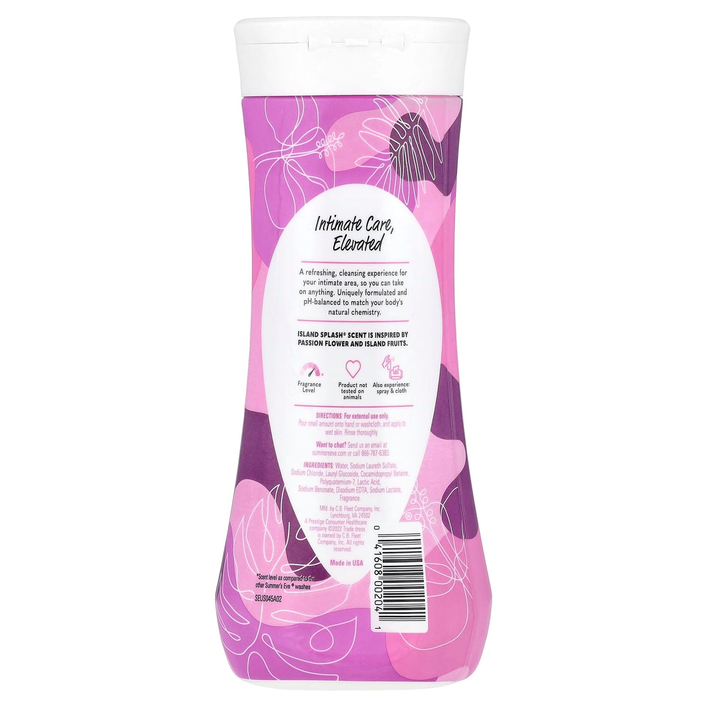 Summer's Eve, 5 in 1™ Daily Refreshing Wash, Island Splash®, 15 fl oz (444 ml) - Image 2
