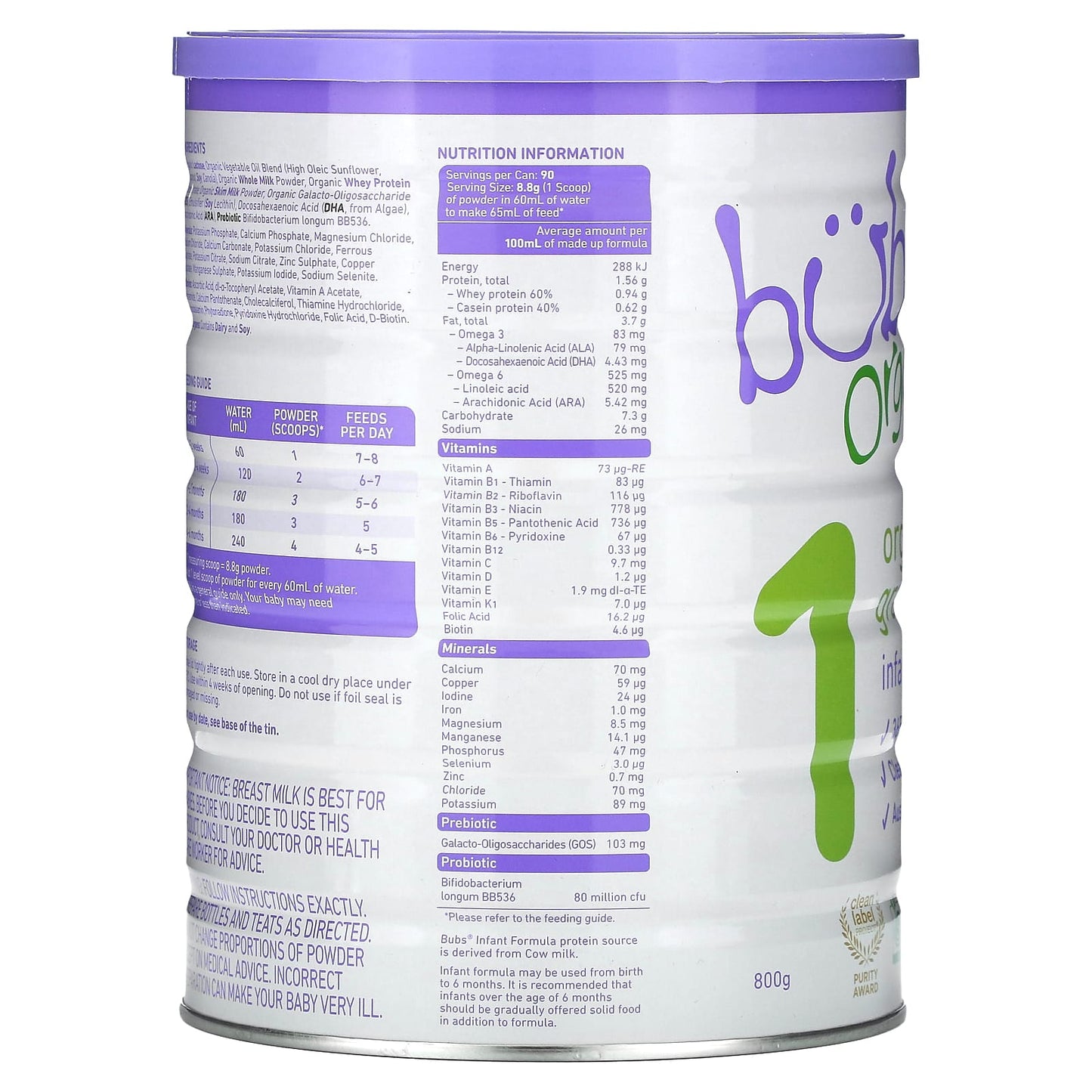 Nourish Your Baby with Aussie Bubs Organic Grass Fed Infant Formula - Image 2