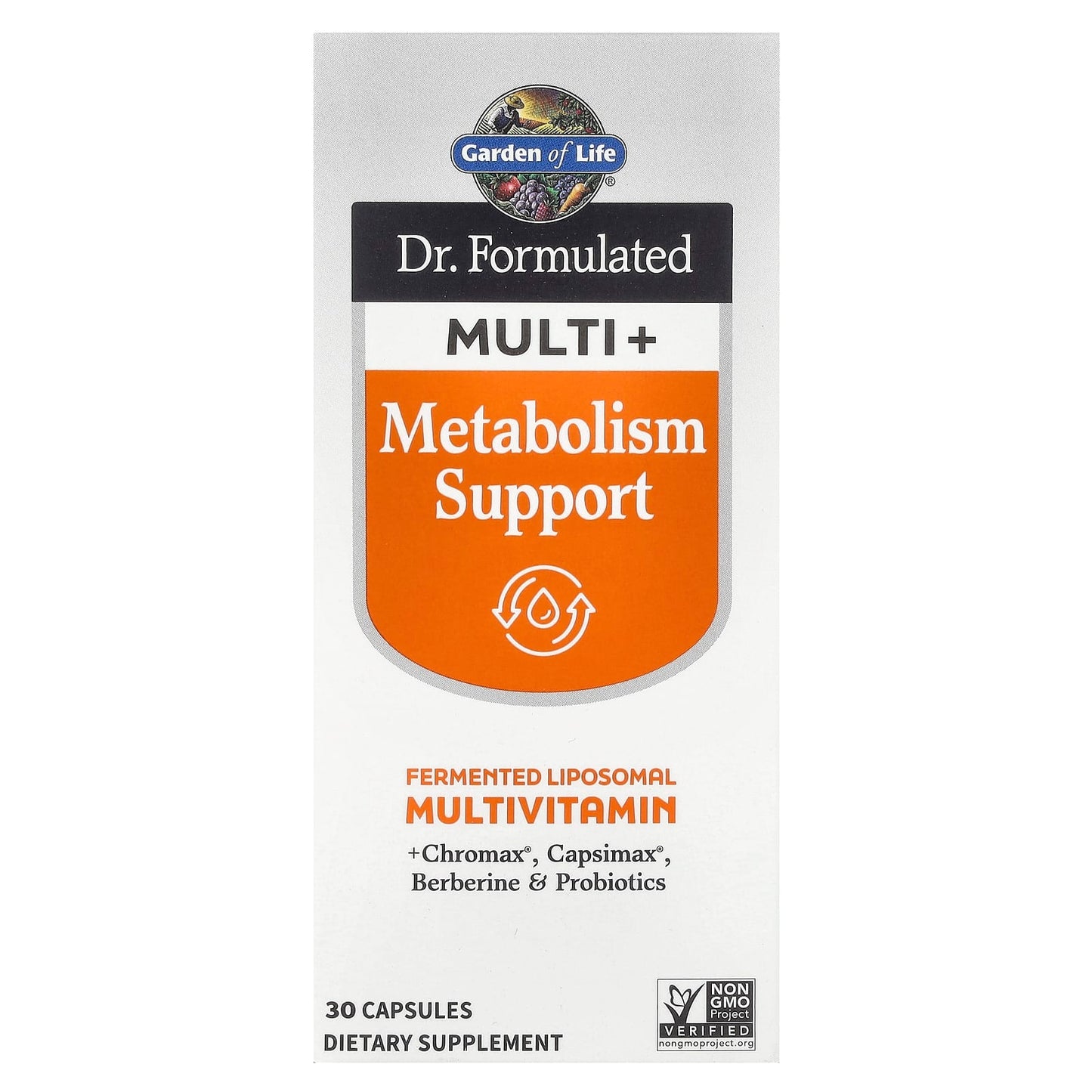 Garden of Life Dr. Formulated Multi+, Metabolism Support Vitamins & Probiotics - Image 1