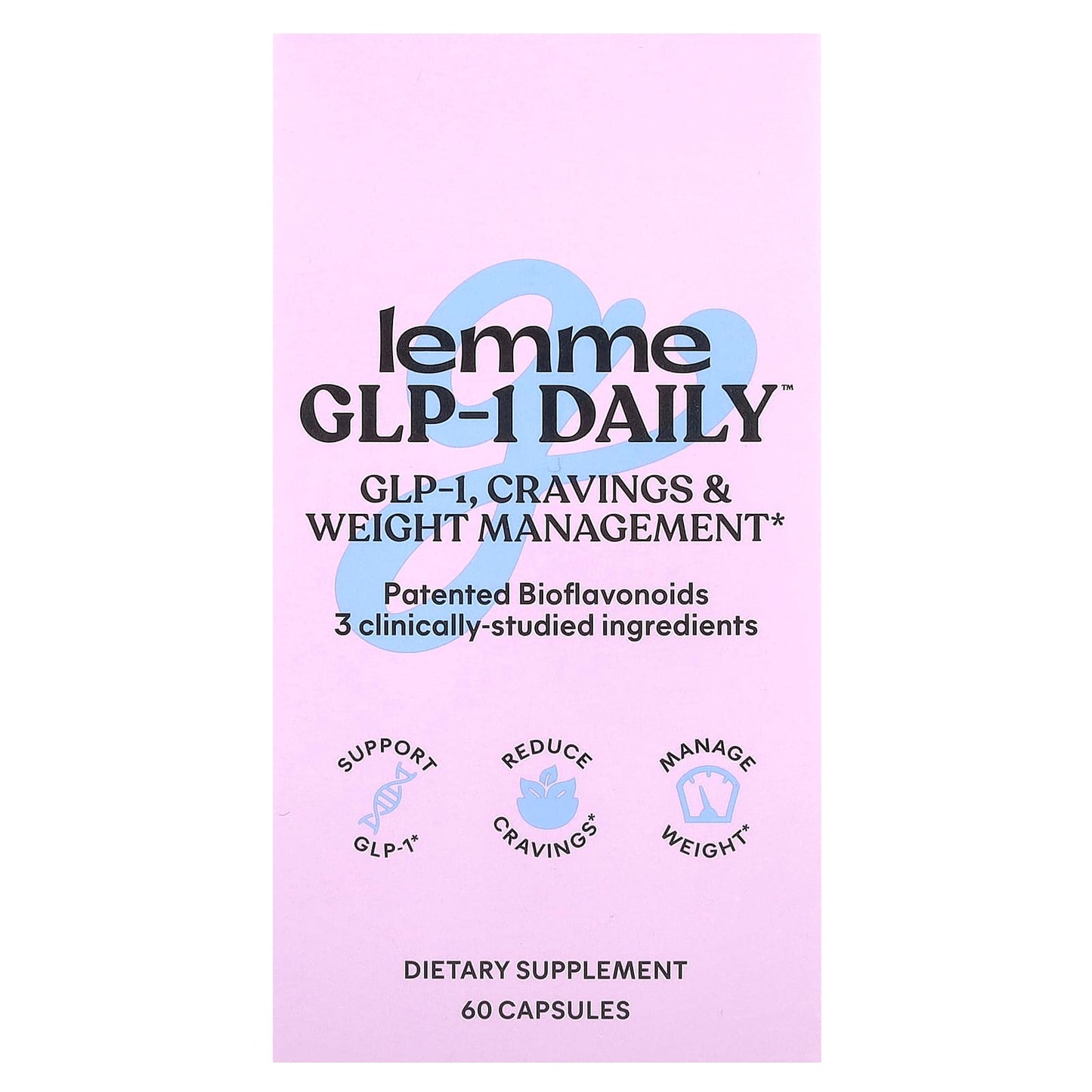 Lemme, GLP-1 Daily™, Weight Management, Cravings & Fat Burner, 60 Capsules - Image 2