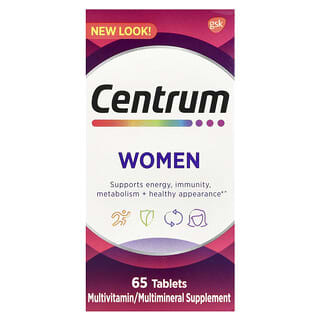 Centrum Women Multivitamin Supplement for Energy and Immunity