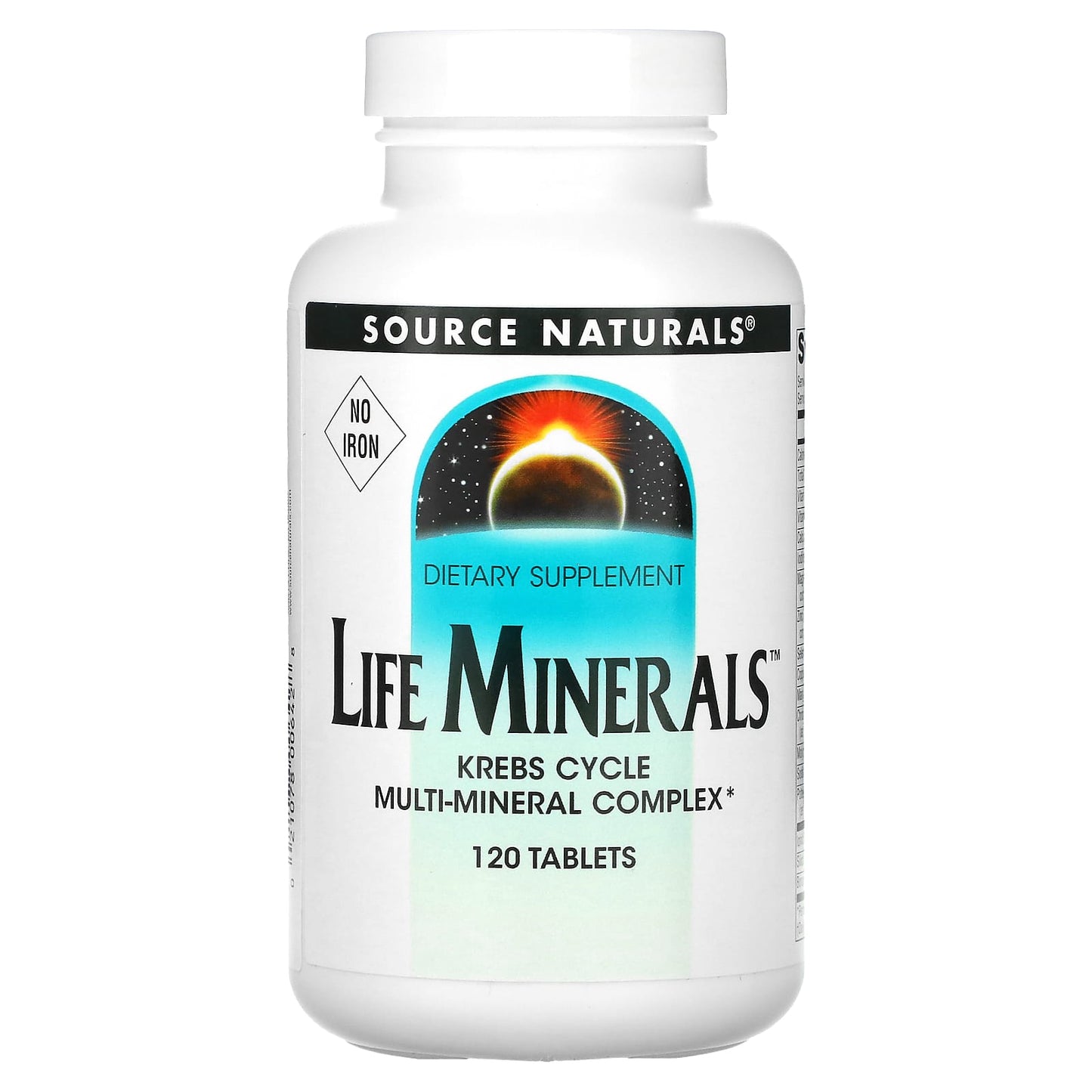 Source Naturals, Life Minerals, No Iron, 120 Tablets - Image 1