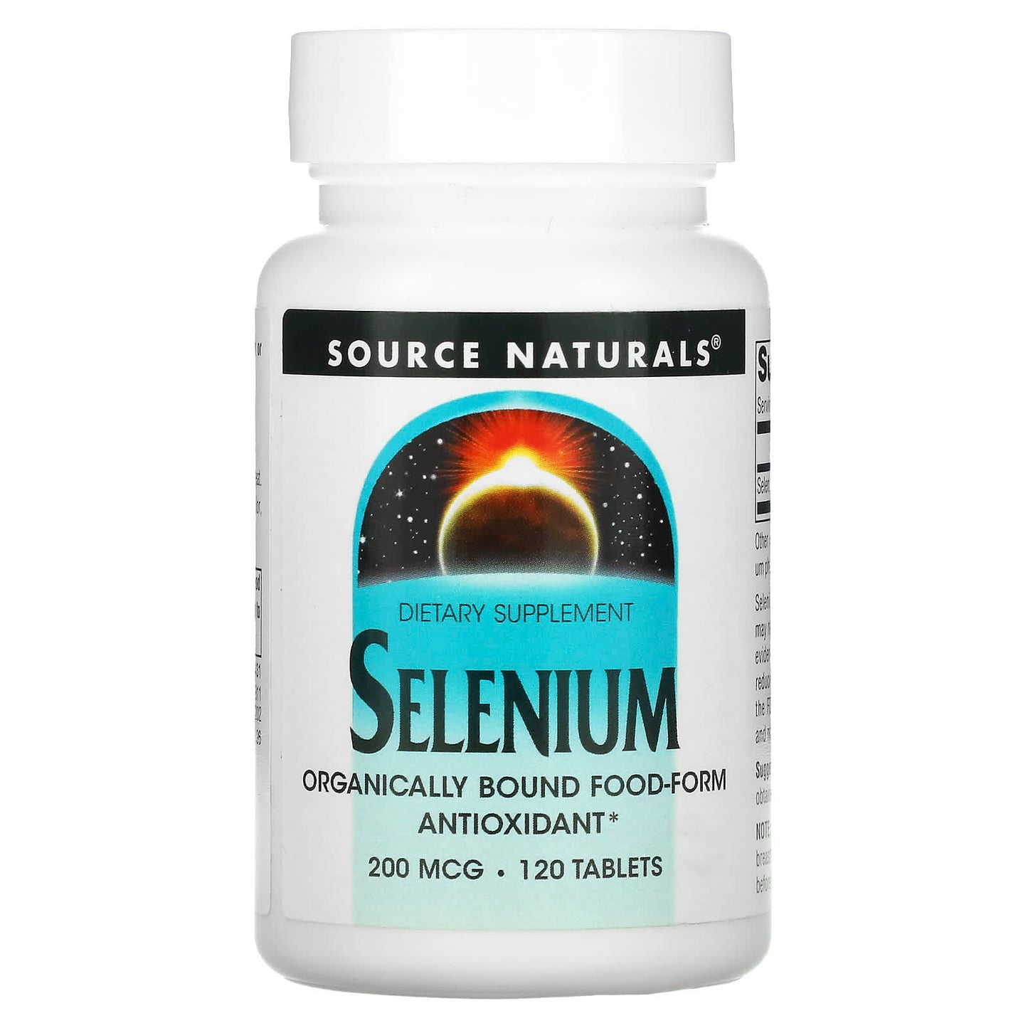 Source Naturals, Selenium, 200 mcg, 120 Tablets - Image 1