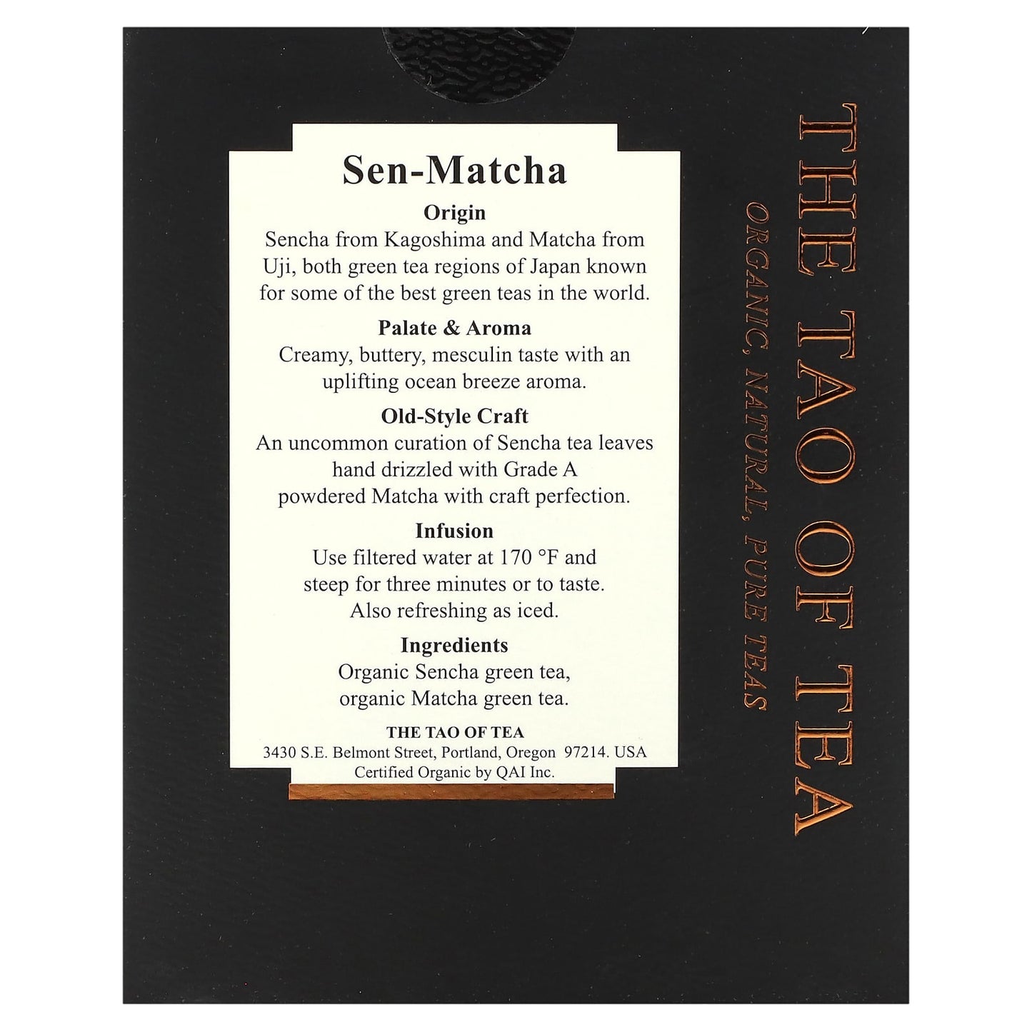 The Tao of Tea, Organic Green Tea, Sen Matcha, 15 Pyramid Sachets, 1.32 oz (37.5 g) - Image 2