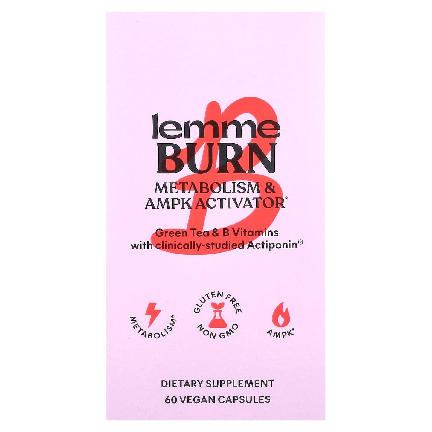Lemme, Burn, Metabolism & AMPK Activator, 60 Vegan Capsules