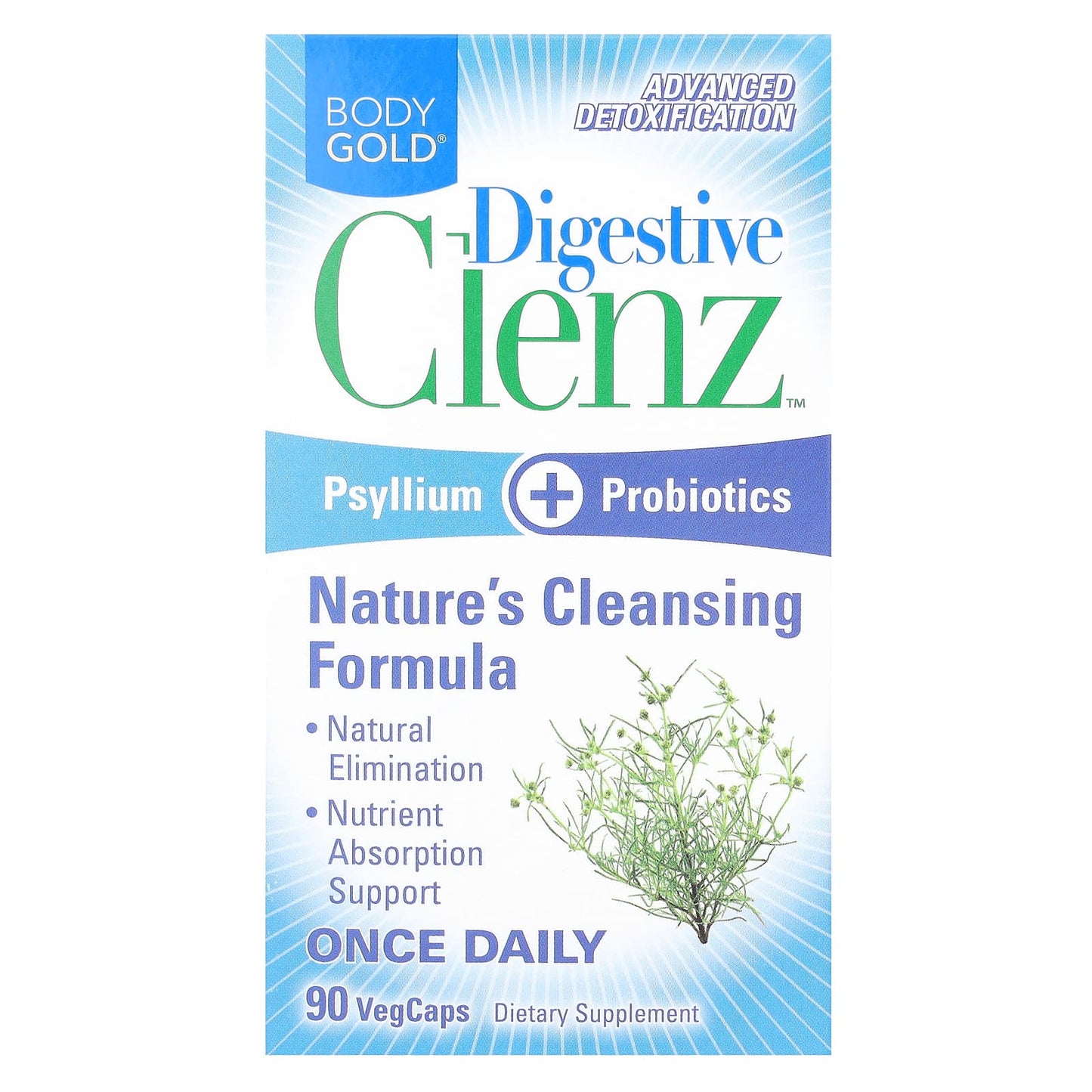 BodyGold Digestive Clenz: Natural Detox & Nutrient Absorption - Image 1