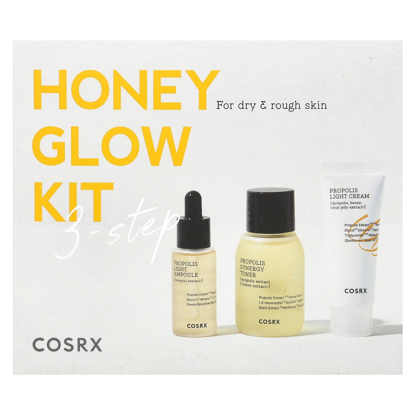 CosRx 3-Step Honey Glow Kit for Dry, Rough Skin - Image 2