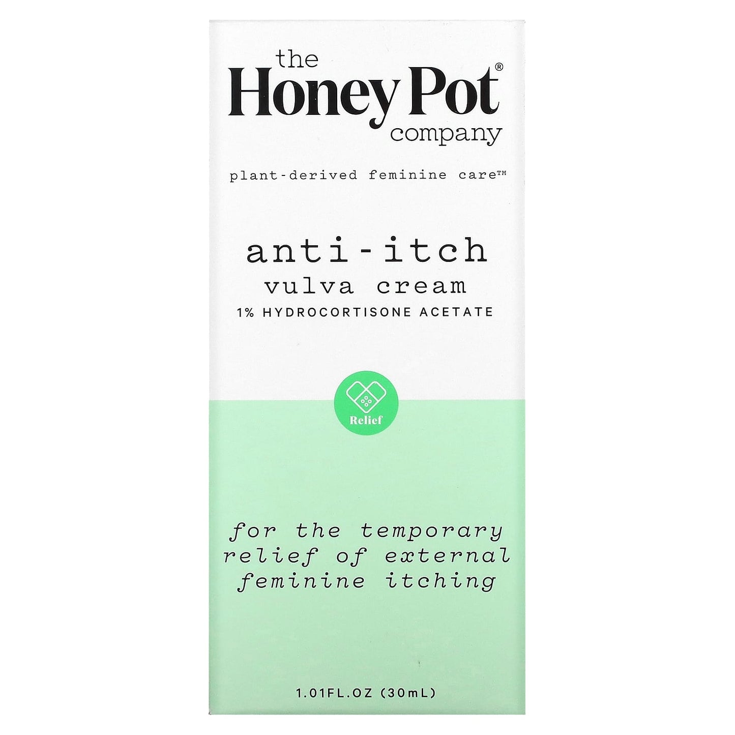 The Honey Pot Company, Anti-Itch Vulva Cream, 1.01 fl oz (30 ml) - Image 2