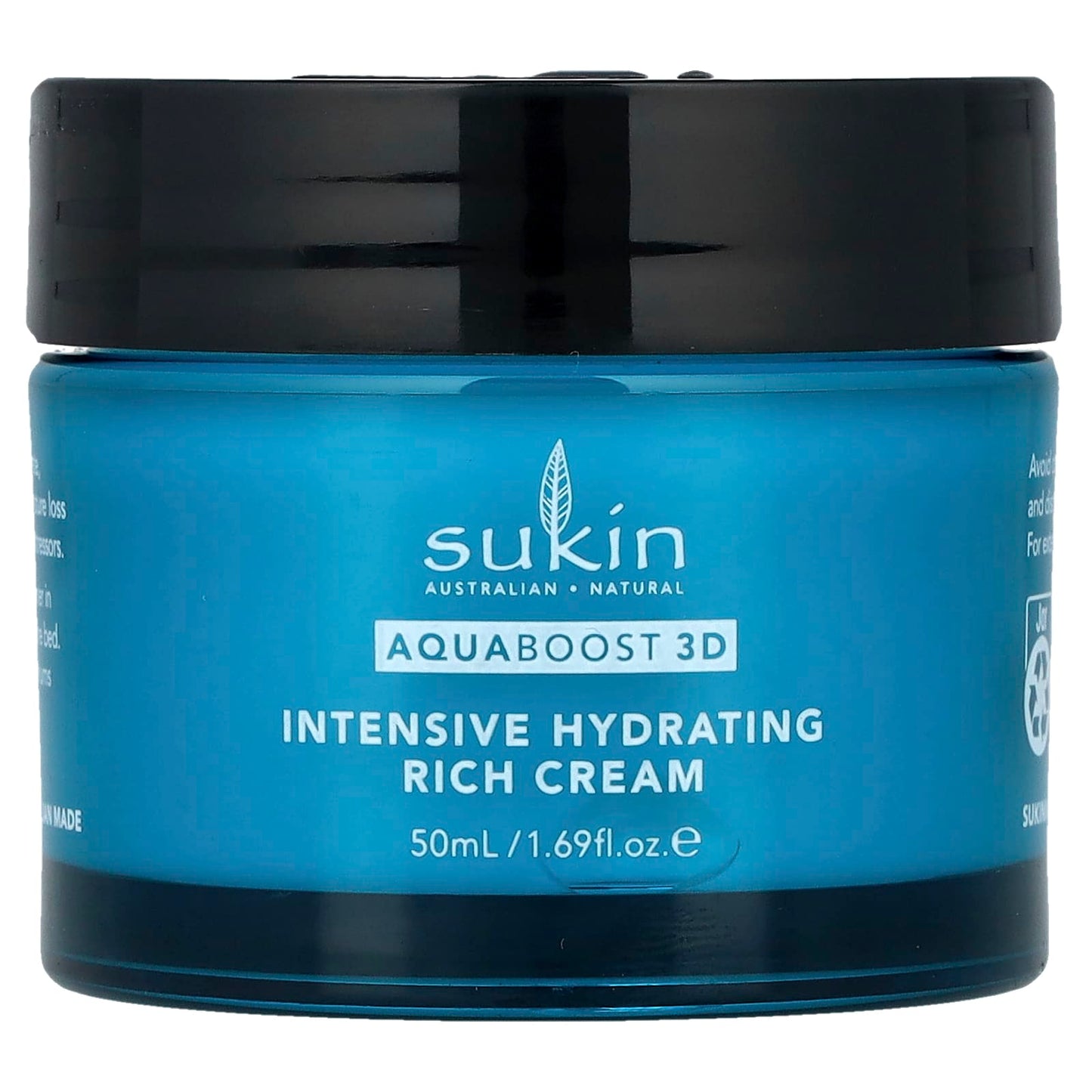 Sukin, AquaBoost 3D, Hyaluronic Acid Rich Night Cream, 1.69 fl oz (50 ml) - Image 1