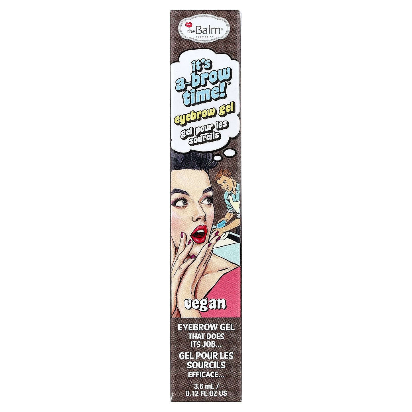 theBalm Cosmetics, It's A-Brow Time!® Eyebrow Gel, Dark Brown, 0.12 fl oz (3.6 ml) - Image 2