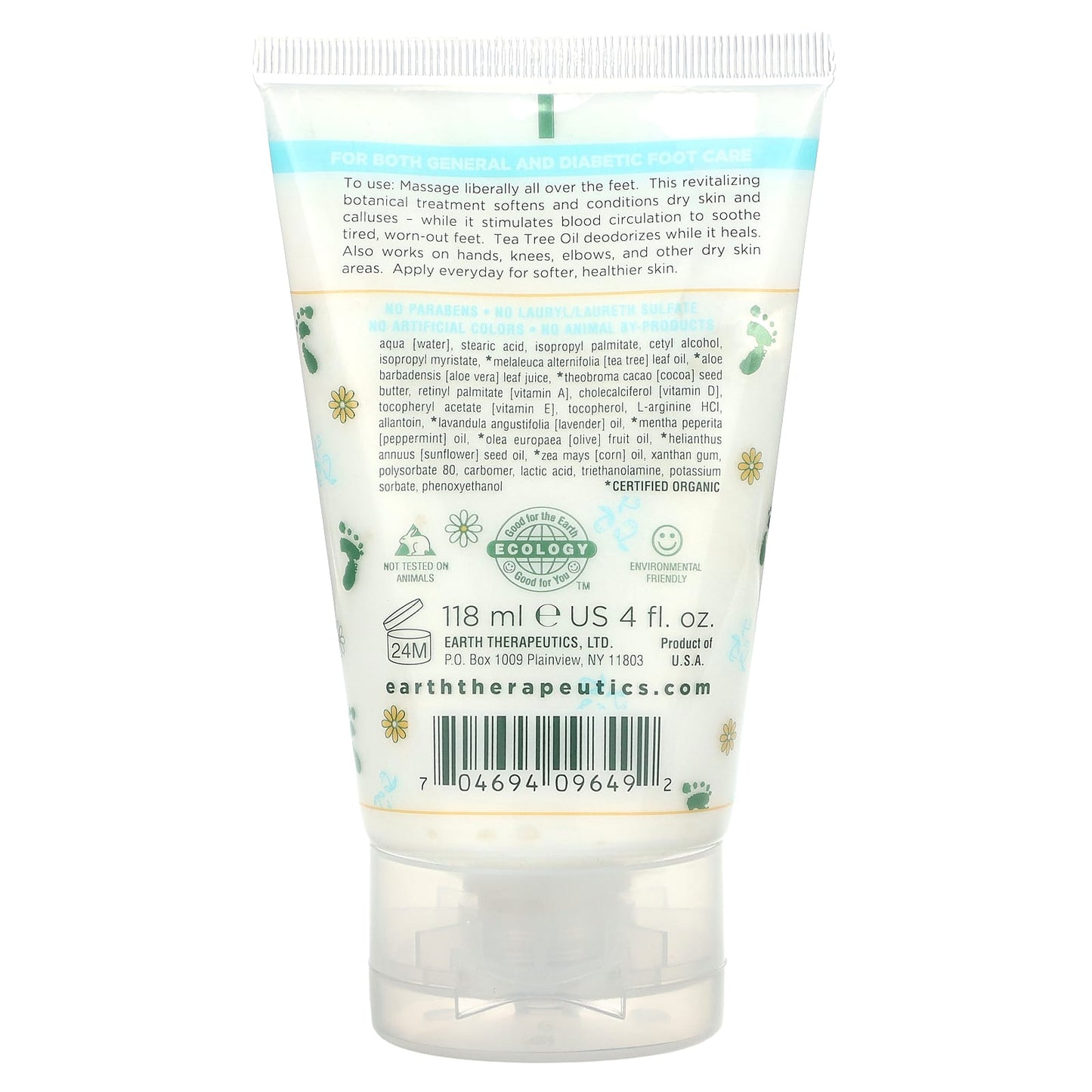 Earth Therapeutics, Foot Repair, Therapeutic Balm, 4 fl oz (118 ml)