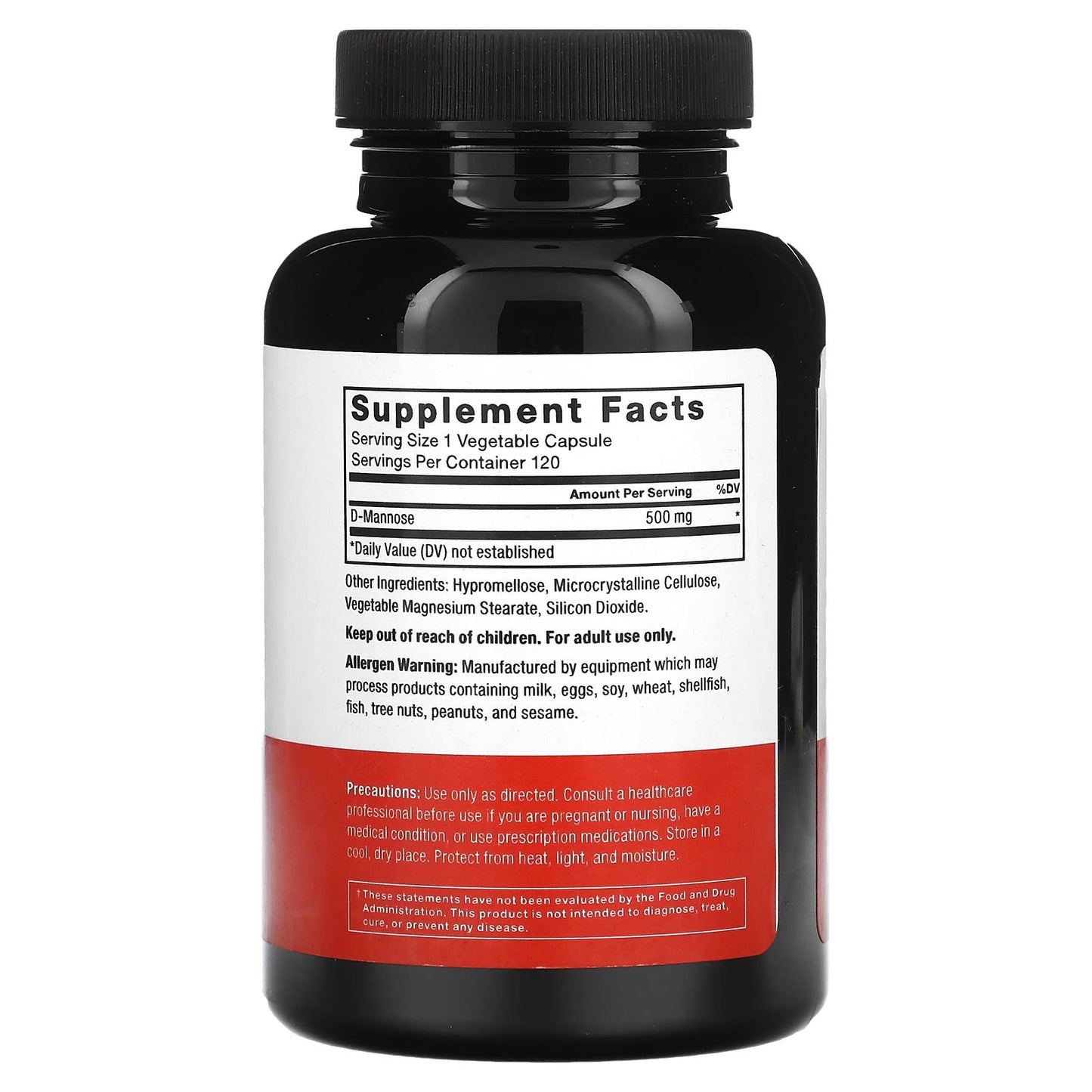 D-Mannose by Force Factor - Supports Bladder Health - 120 Capsules - Image 2