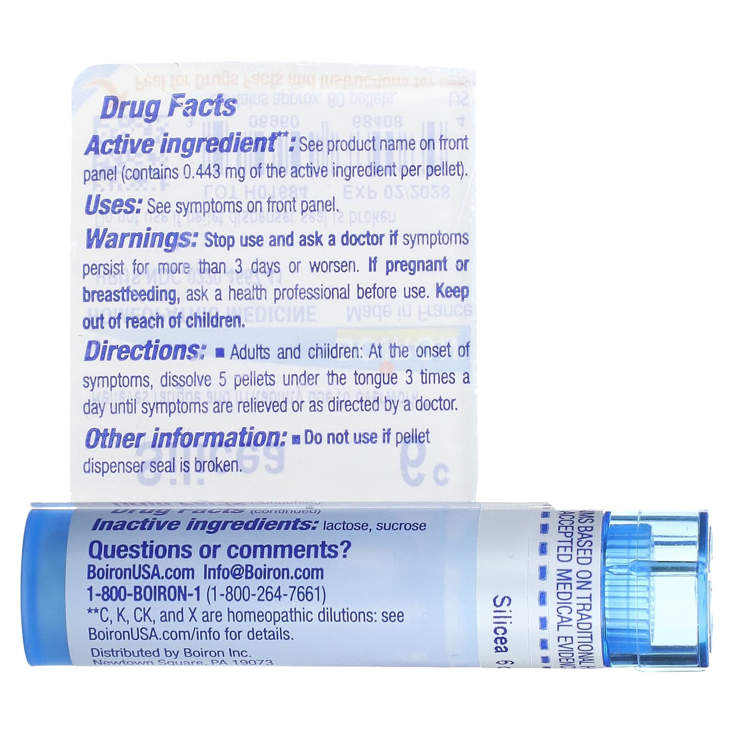 Boiron Silicea 6C Fatigue Relief Homeopathic Medicine - Image 2