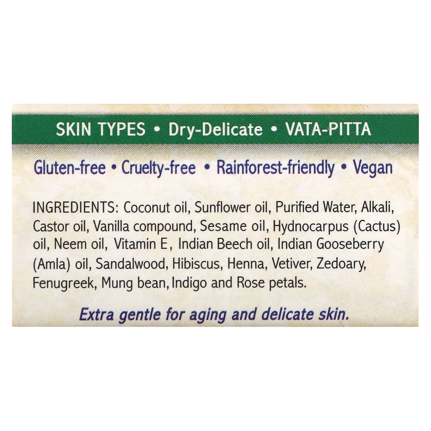 Auromere Ayurvedic Bar Soap - Neem & Vanilla - Gentle Skin Care - Image 2