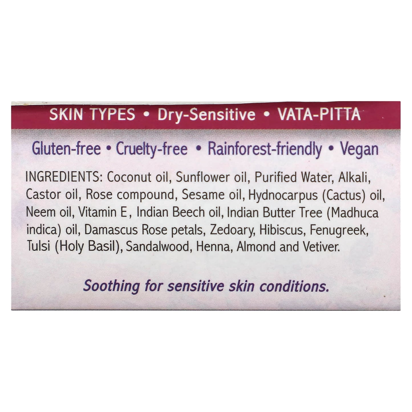 Auromere Ayurvedic Neem Soap for Sensitive Skin, 0.6 oz - Image 2