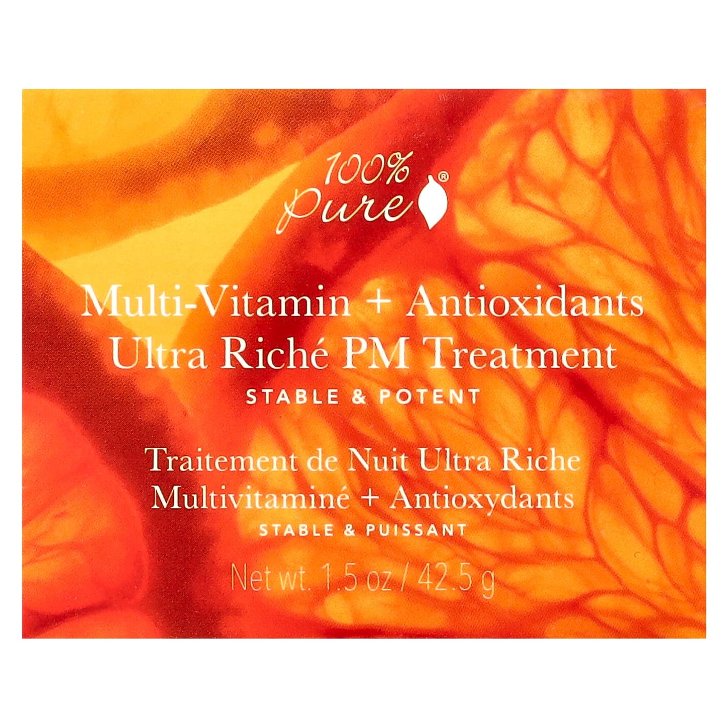 100% Pure Ultra Riché PM Treatment with Multi-Vitamins and Antioxidants, 1.5 oz - Image 2