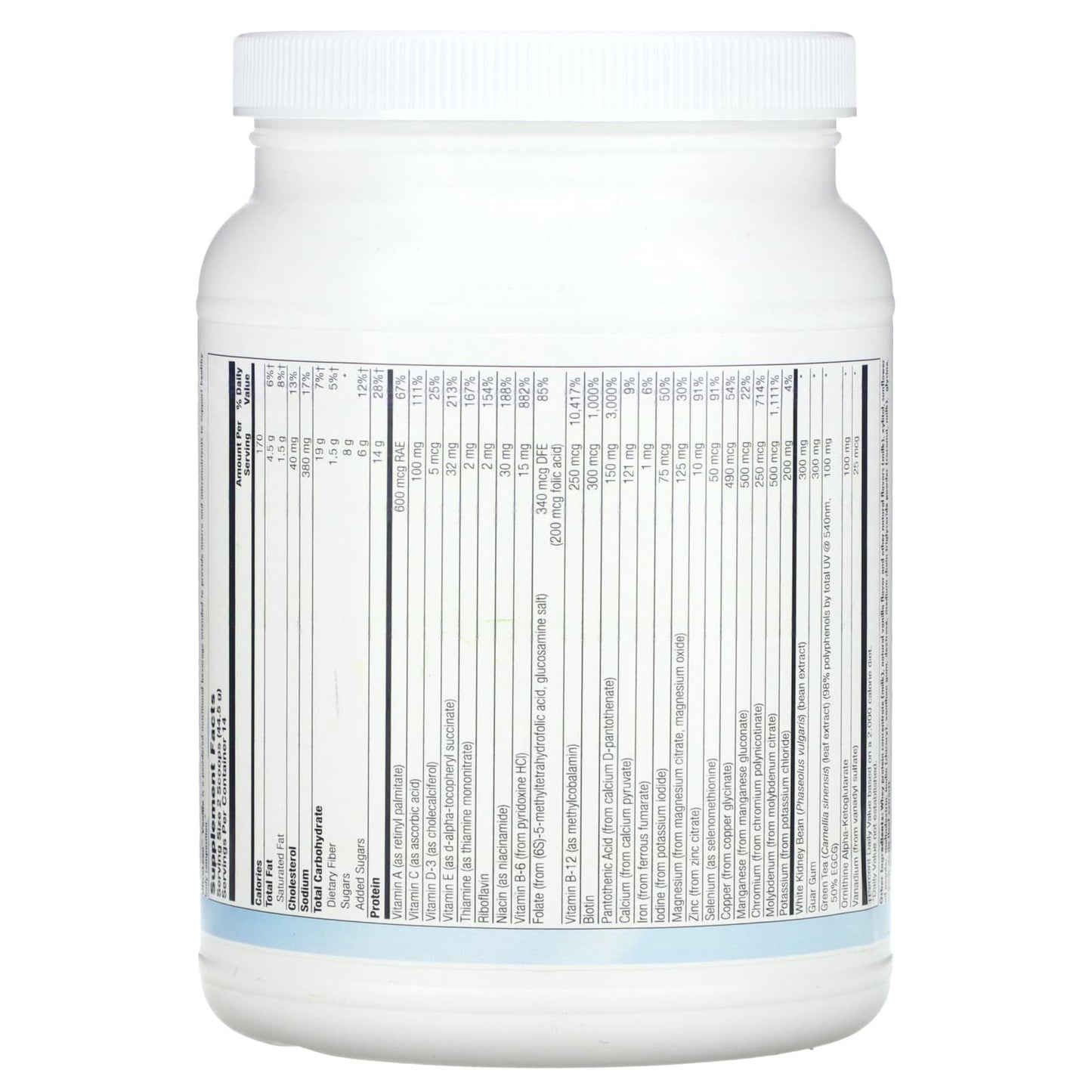 Nutra BioGenesis, UltraLean, Natural Vanilla, 1 lb 6 oz (623 g) - Image 2