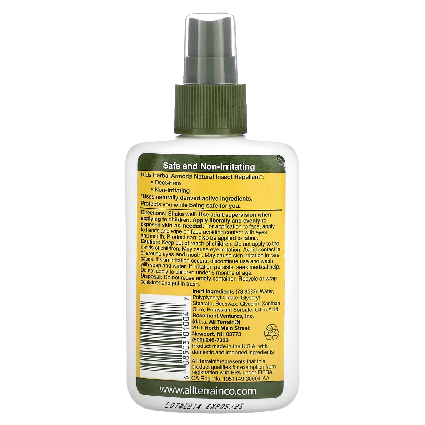 Natural Kids Insect Repellent Spray - 4 fl oz (120 ml) - Deet-Free - Image 2