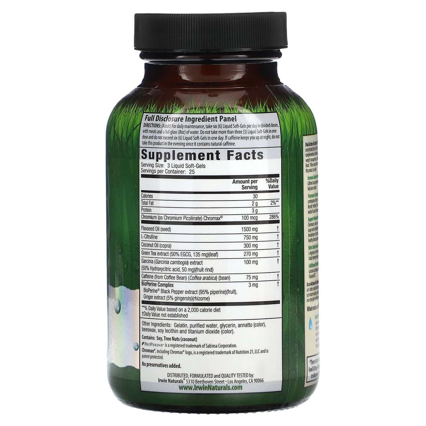 Irwin Naturals Dual Action Fat Burner Red Thermogenic Metabolizer - Image 2
