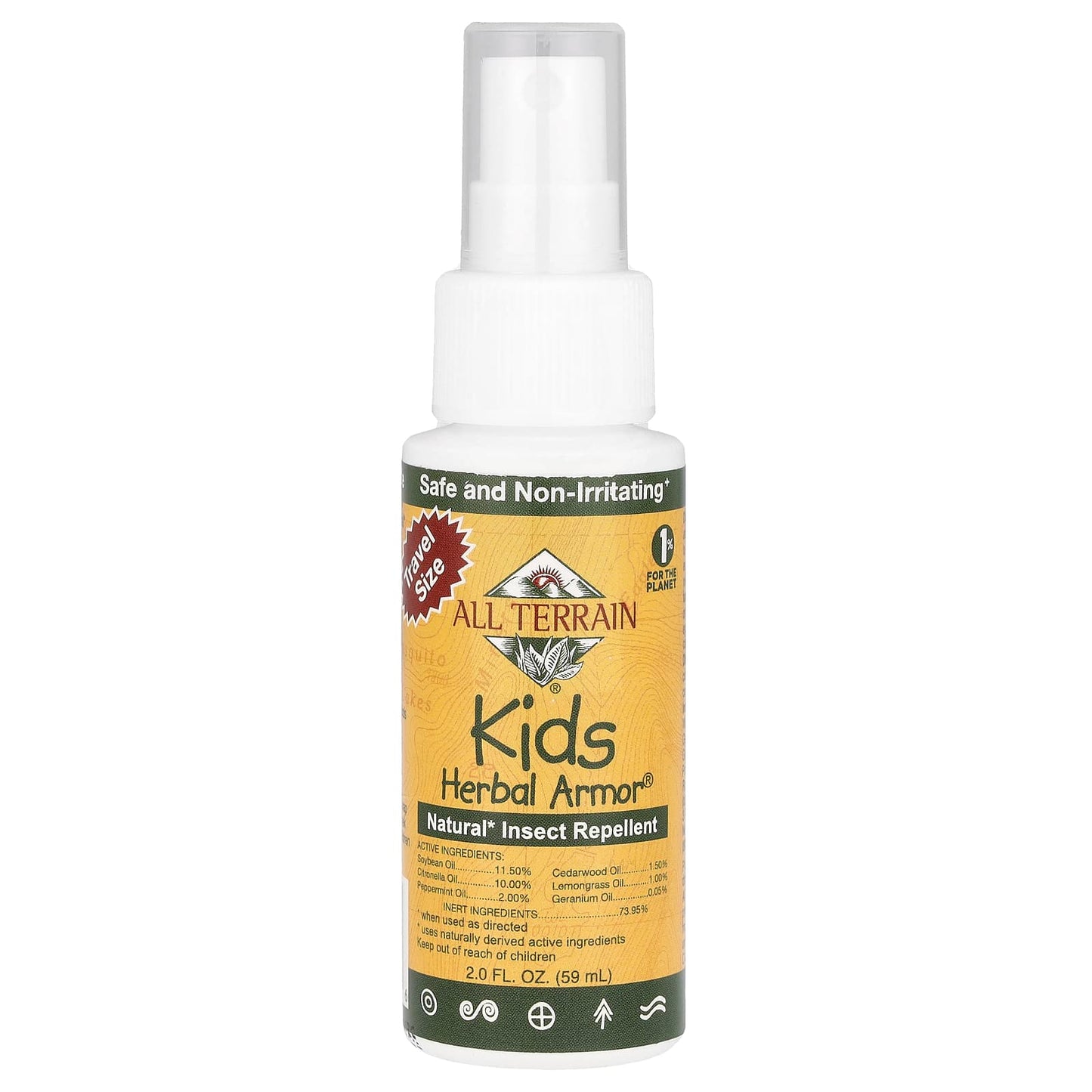 All Terrain Kids Natural Insect Repellent, 2.0 fl oz (59 ml) - DEET-Free & Safe - Image 1