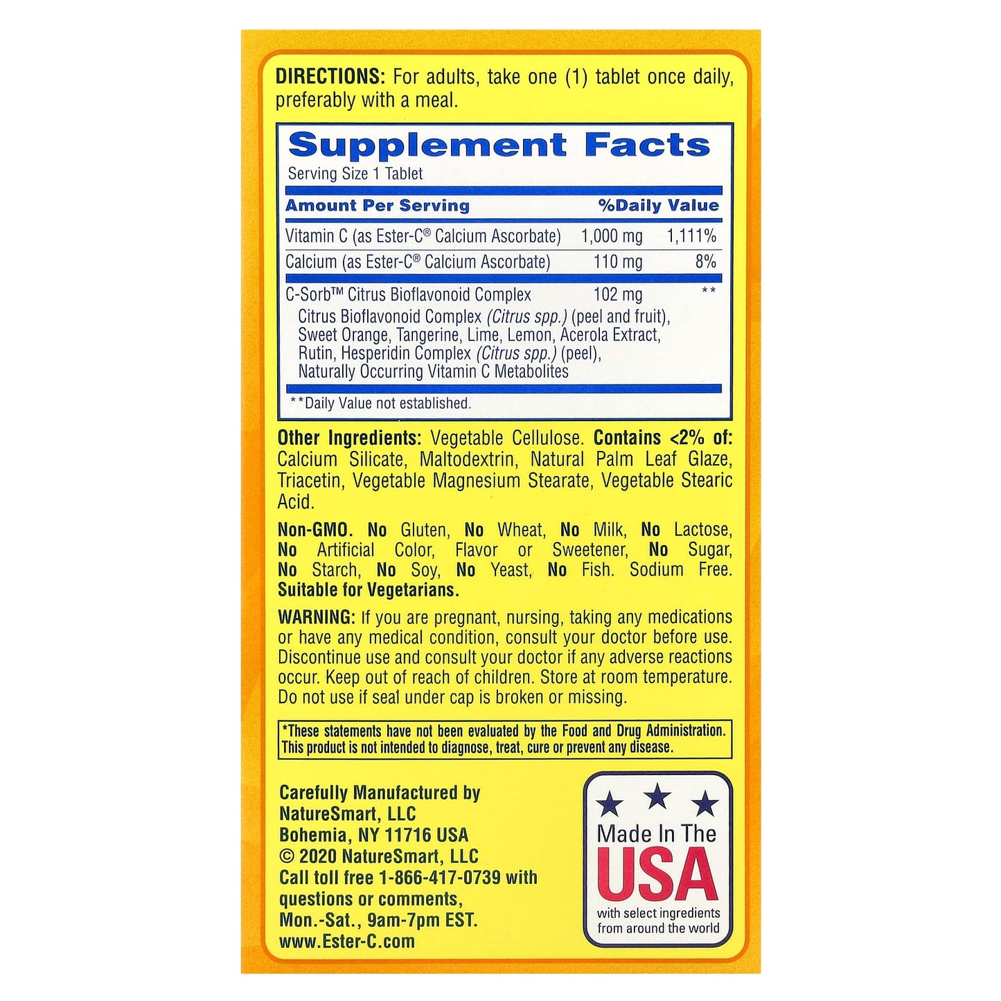 24-Hour Immune Support with Ester-C Vitamin C, 1,000 mg, 90 Tablets - Image 2