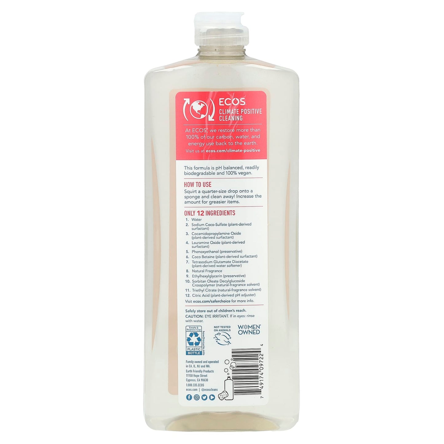 Grapefruit Plant Powered Dish Soap for a Cleaner Planet - Image 2
