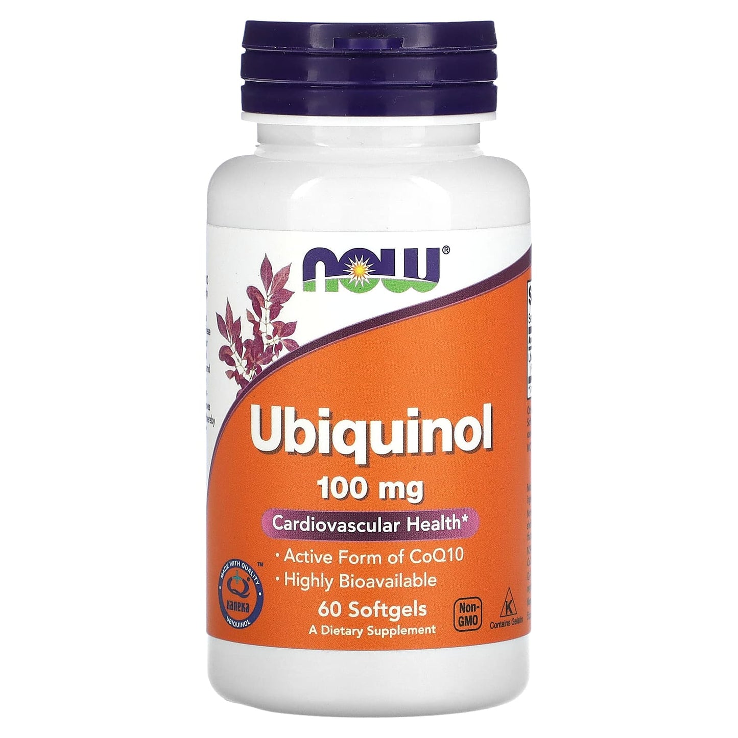 NOW Foods, Ubiquinol, 100 mg, 60 Softgels - Image 1