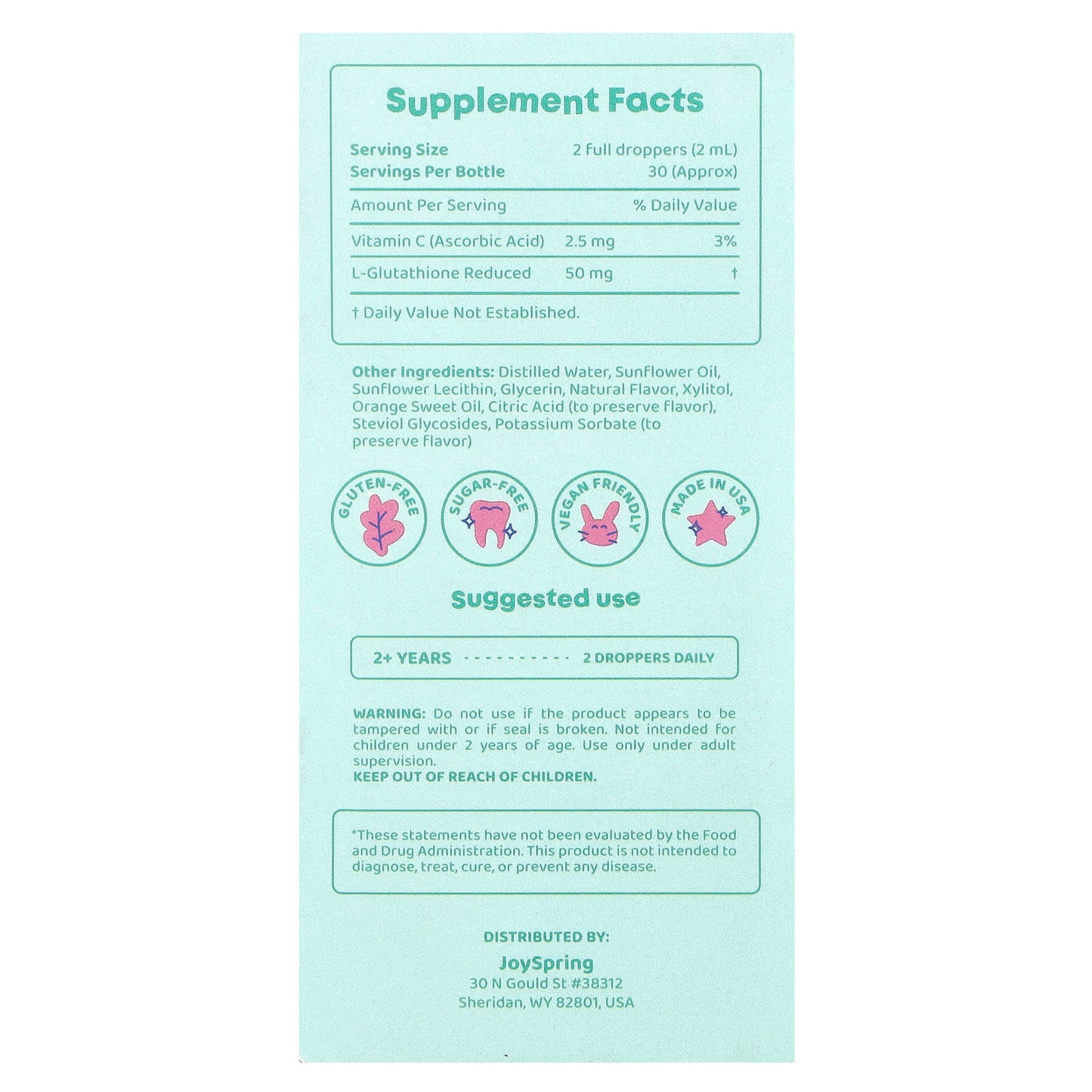 Gluta Guard for Kids - Natural Oxidative Stress Relief & Detox Support - Image 2