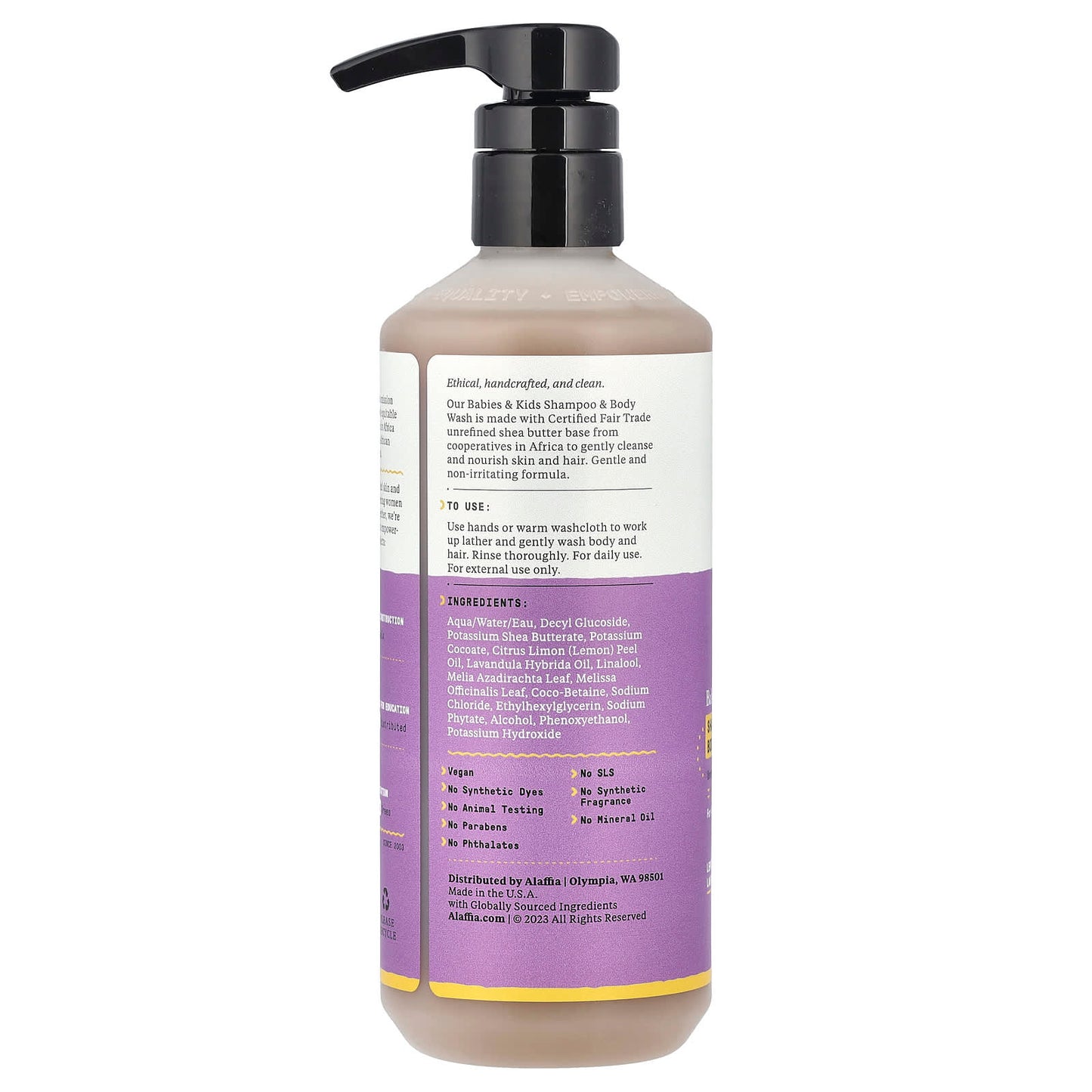 Nourishing Natural Shampoo & Body Wash for Babies & Kids - Image 2