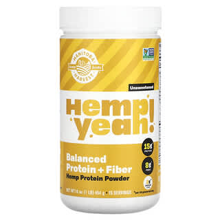 Unsweetened Hemp Protein Powder by Manitoba Harvest - 1 lb