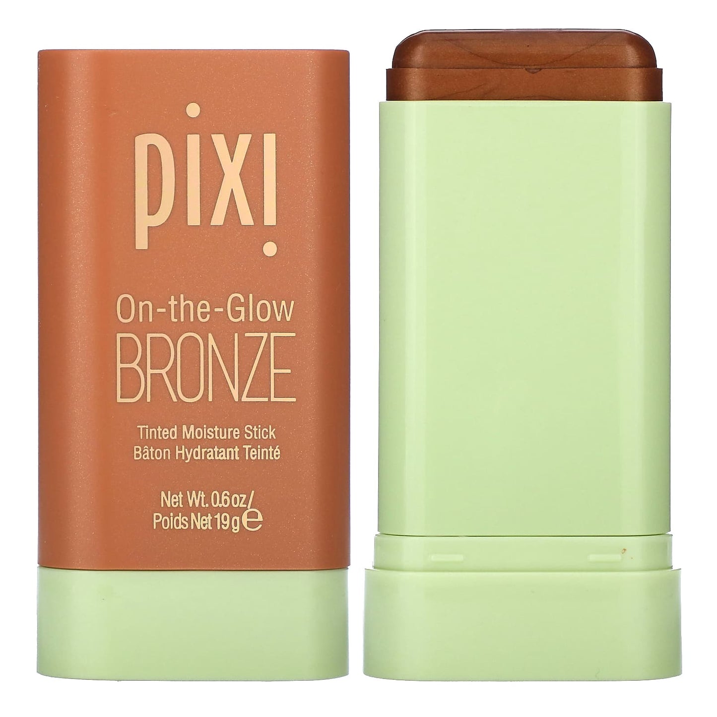 Pixi Beauty, On-the-Glow Bronze, Tinted Moisture Stick, Rich Glow, 0.6 oz (19 g) - Image 1