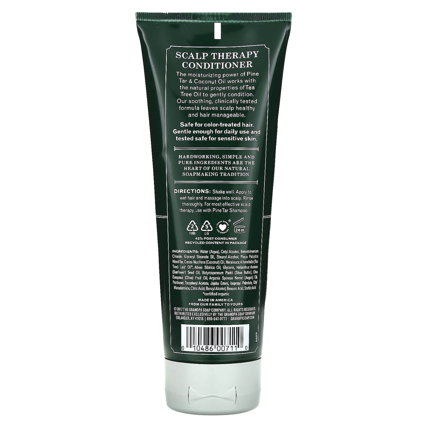 The Grandpa Soap Co., Pine Tar Conditioner, Scalp Therapy, 8 fl oz (237 ml) - Image 2
