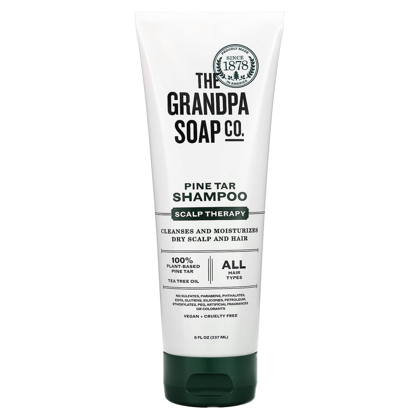 The Grandpa Soap Co., Pine Tar Shampoo, Scalp Therapy, 8 fl oz (237 ml) - Image 1