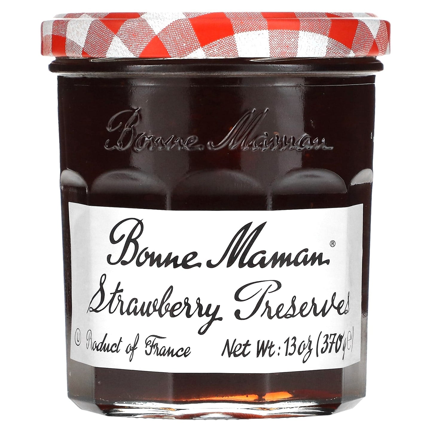 Authentic Bonne Maman Strawberry Preserves, 13 oz (370g) - Image 1
