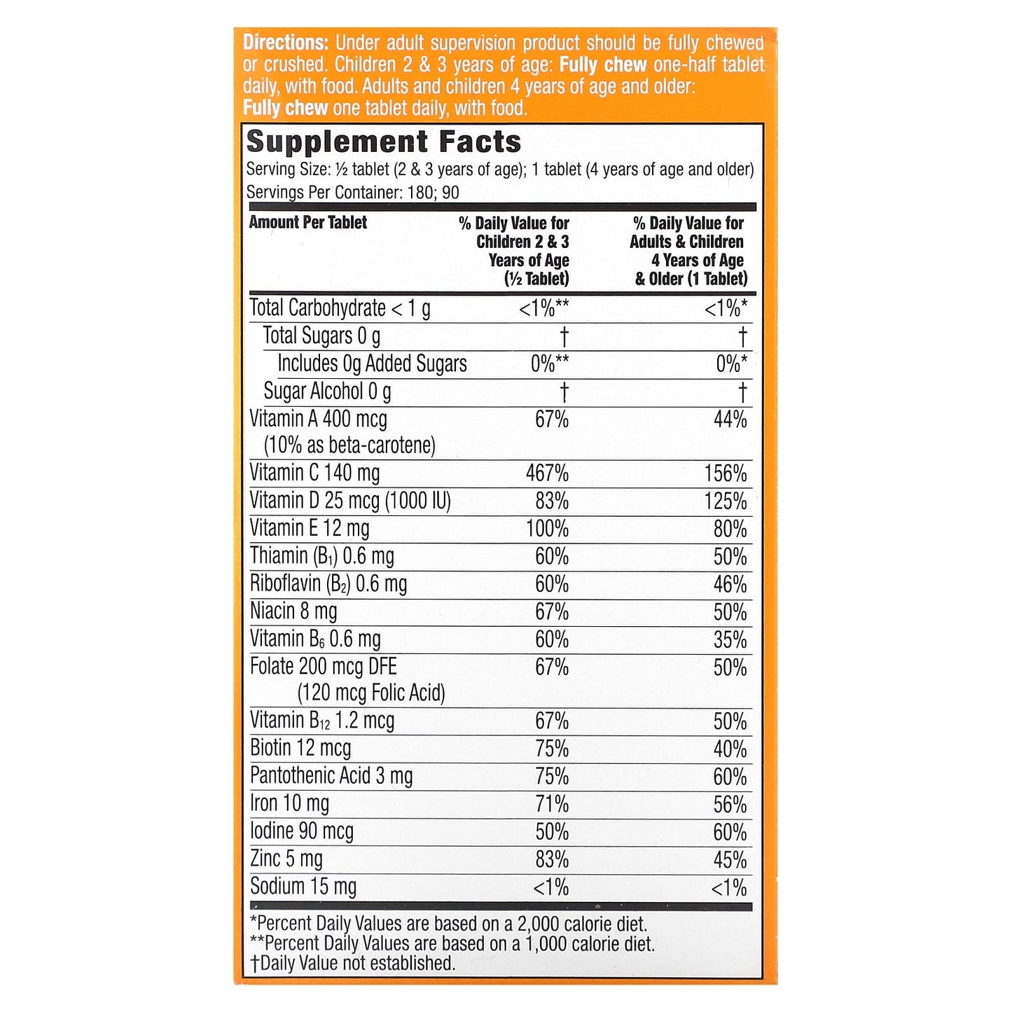 Flintstones Kids Multivitamin, Supports Immunity & Growth, 90 Chewable Tablets - Image 2