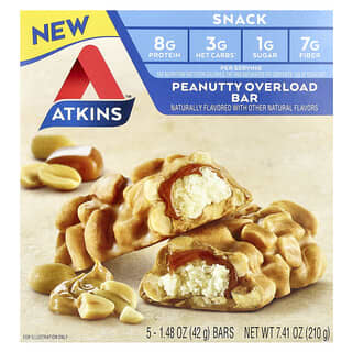 Peanutty Overload Bars by Atkins - Low Carb Snacks