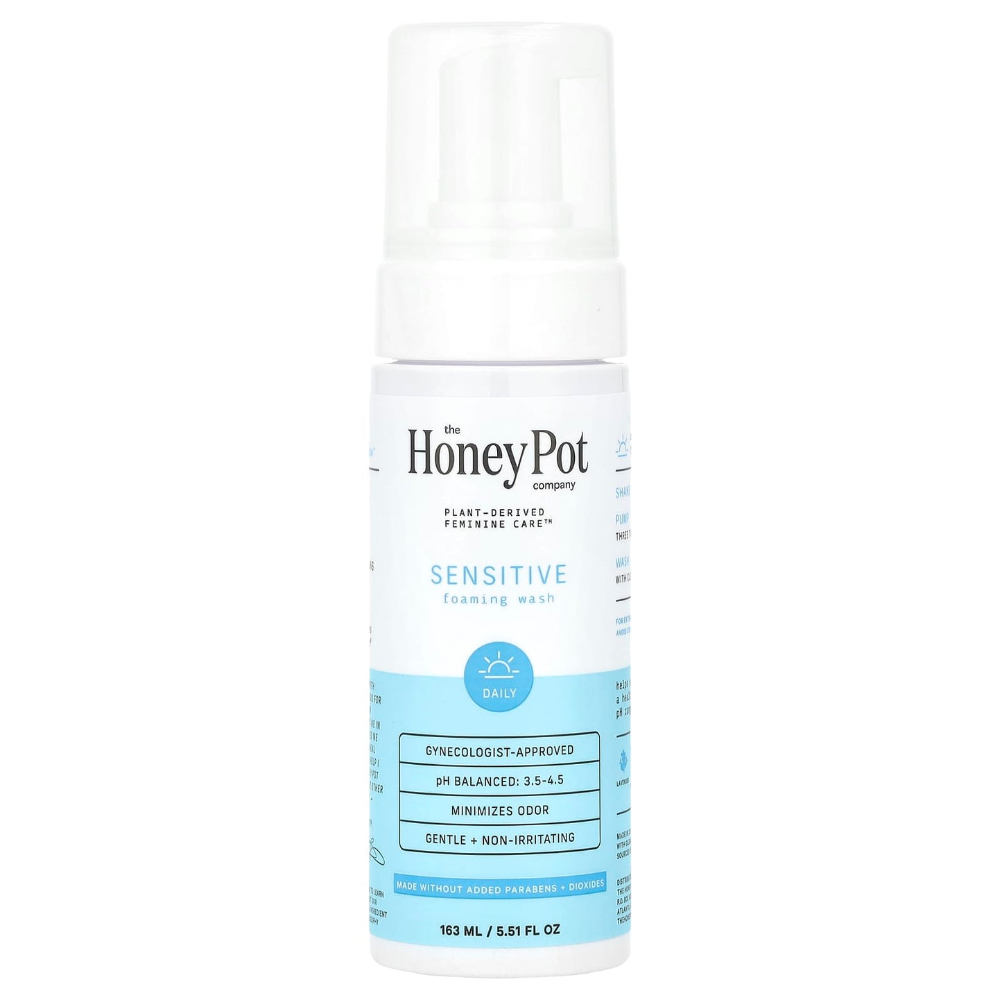 The Honey Pot Company, Foaming Wash, Sensitive, 5.51 fl oz (163 ml) - Image 1