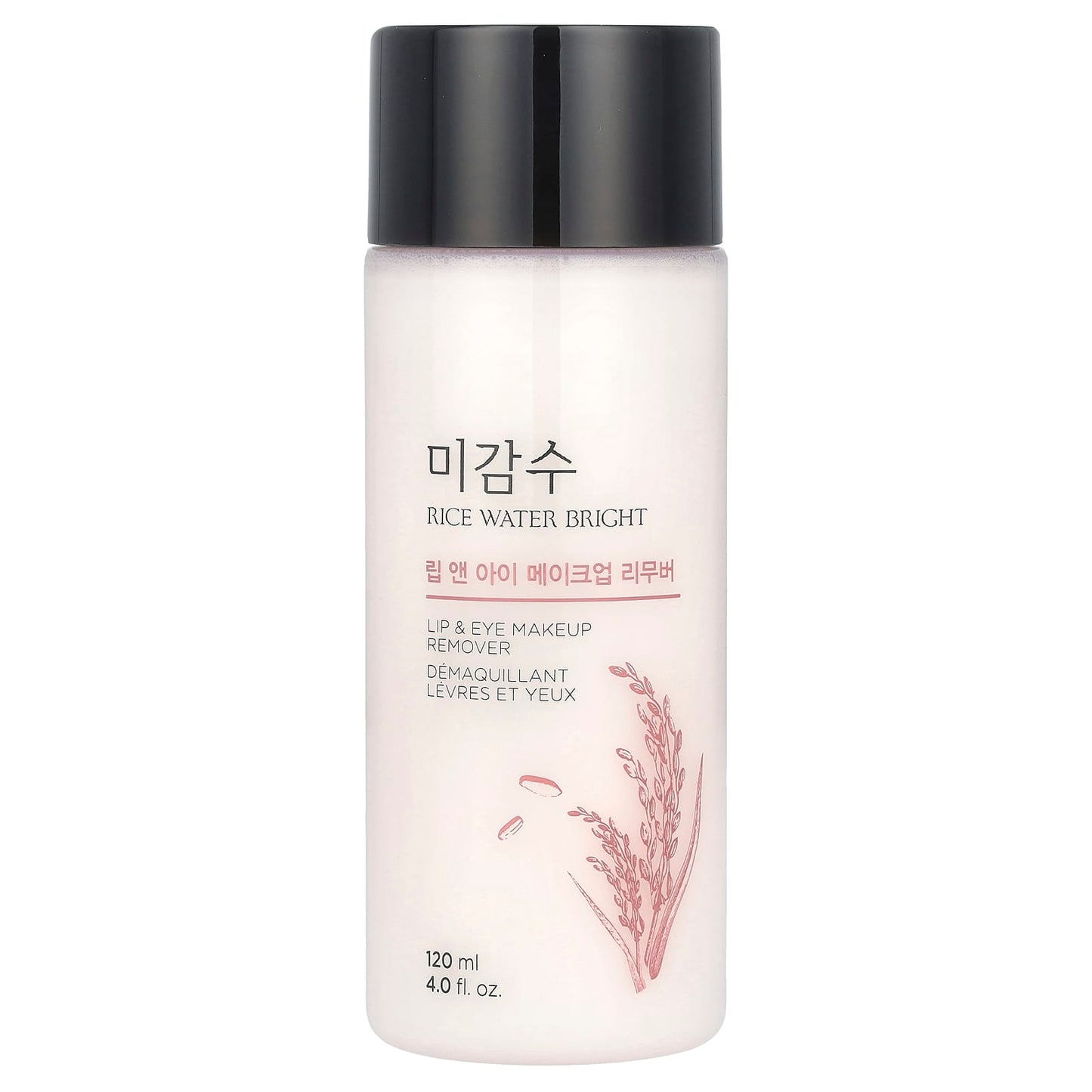 The Face Shop, Rice Water Bright, Lip & Eye Makeup Remover, 4 fl oz (120 ml) - Image 1